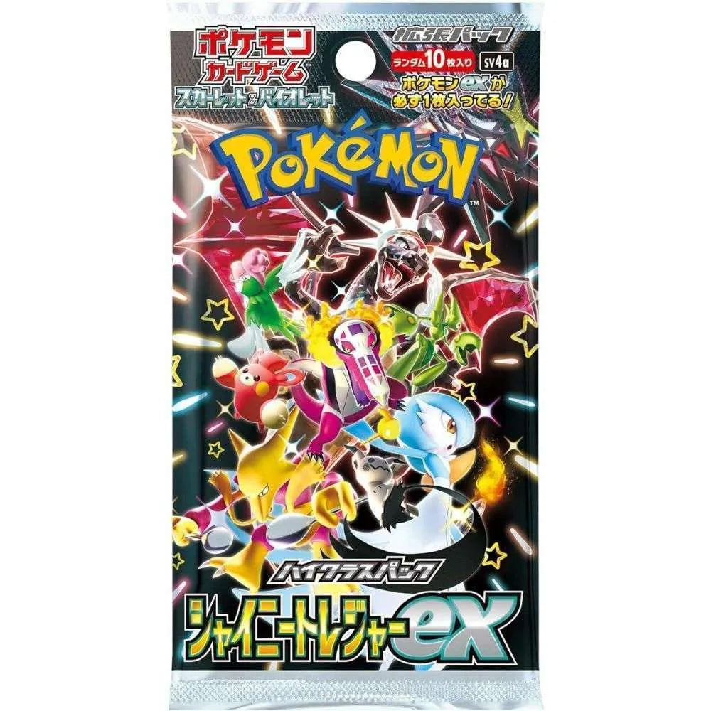 Pokémon Shiny Treasure EX sv4a booster pack (Japans)