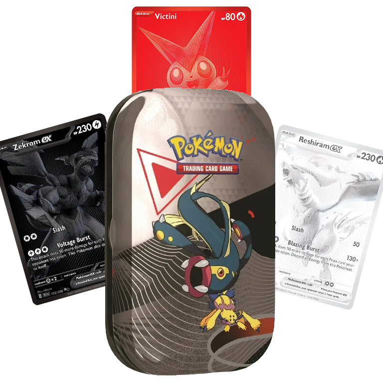 Black Bolt & White Flare Mini Tin