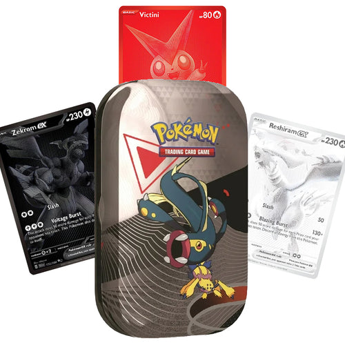 Black Bolt & White Flare Mini Tin