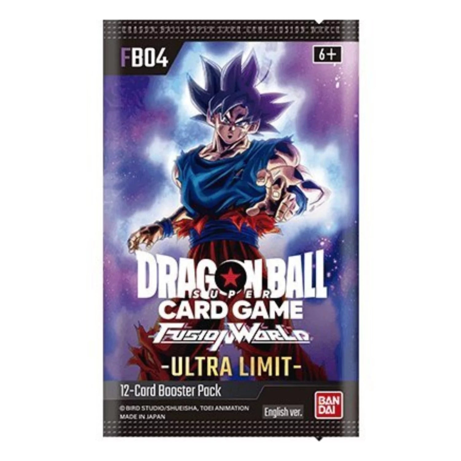 Dragon ball Ultra Limit FB04 booster pack