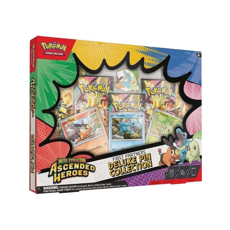 Pokémon Ascended Heroes: First Partners Deluxe Pin Collection