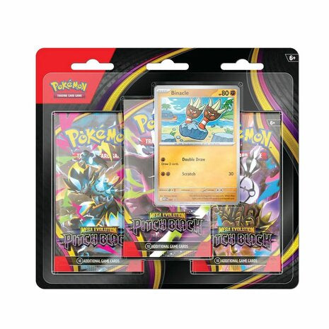 Pitch black 3 pack blister
