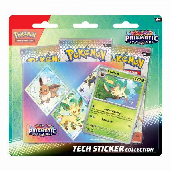 Prismatic Evolutions Tech Sticker Blister