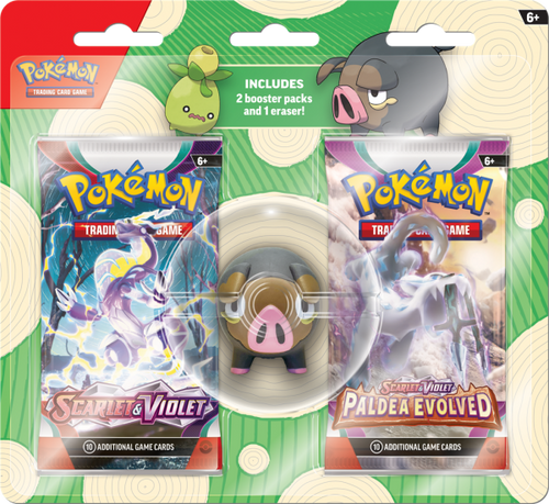 Back to School Lechonk Eraser 2-Pack Blister